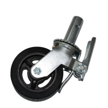 Shuntong Stem Heavy Duty Scaffold Caster Wheel with Brake Rubber with Iron Core